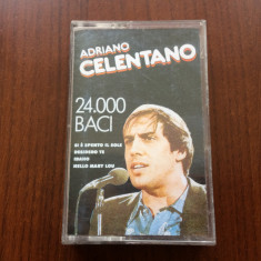 adriano celentano 24.000 baci caseta audio muzica pop + gratis disco dance 1977