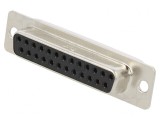 D-Sub 25 Pin Mufă Mamă Lipire Aurită