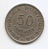 Angola 50 Centavos 1948 Nickel-bronz, 22.64 mm KM-72