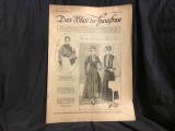 Revista limba germana - Das Blatt der Hausfrau ( Foaia Gospodinei ) din 3 octombrie 1915 / 24 pagini !