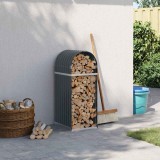 VidaXL Suport pentru lemne antracit 40x45x100 cm oțel galvanizat 364557