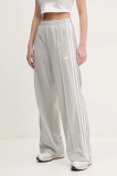 Adidas Originals pantaloni de trening Firebird femei, culoarea gri, cu imprimeu, JC8249
