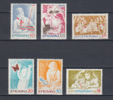 ROMANIA 1962 LP 548 COPII IN R.P.R. SERIE MNH