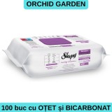 Servetele umede Sleepy Easy Clean Orchid Garden multisuprafete, 100 buc