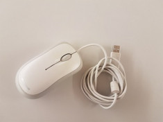 Mouse Optic Microsoft, 1113, USB, White foto