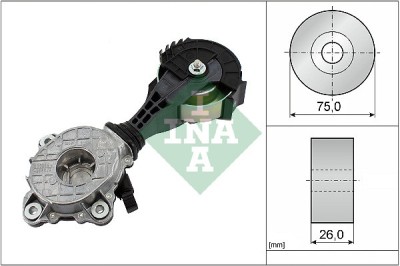 INA 534 0426 10 Intinzator curea, curea distributie foto