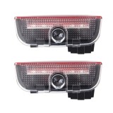 Set 2 x Holograma sigla Skoda pentru portiera, canbus, 12V