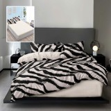 Lenjerie finet 6 piese cu husa - 160x200 si 180x200 (lily-vh), Ralex Pucioasa