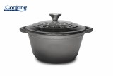 SEMIO.FONTA+CAP.24x11.5CM,4L,MARBLE GREY, Heinner