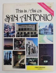 THIS IS / ASI ES SAN ANTONIO , ALBUM DE PREZENTARE , 1990, TEXT IN ENGLEZA SI SPANIOLA