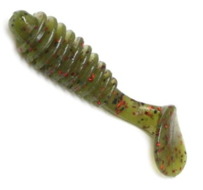 Shad Reins Bubbling Shad, Watermelon Red, 5cm, 12buc/plic foto