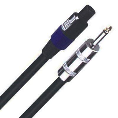 Cablu difuzor Jack tata 6.3mm la Speakon 10m 2x1.5mm2 ibiza foto