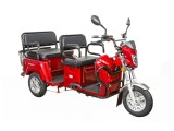 Triciclu electric Z-Tech ZT-31-A cu 2 locuri, motor 1500W, 72V 20Ah, autonomie max 60km, nu necesita permis de conducere - Rosu