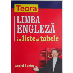 Limba engleza in liste si tabele &ndash; Andrei Bantas