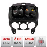 Navigatie Mazda 2 2007-2013 Android radio gps internet quad core 8+128 carplay android auto CarStore Technology