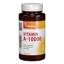 Vitamina A 10000UI 250 capsule gelatinoase Vitaking Cod: VK1909 foto