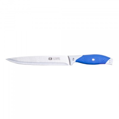 Cutit de bucatarie lungime lama 19cm albastru Zilan 298 foto