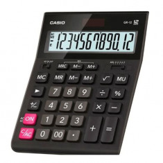 Calculator de birou Casio GR-12-W-EP, 12 cifre, negru - ***