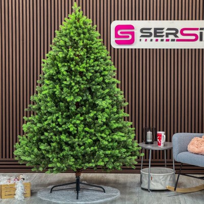 Brad artificial Sersimo, Hollandia, verde cu varfuri verzi, integral 3D, 210 cm Household NewTrend foto