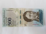 Venezuela 500 Bolivares 2016 Noua