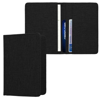 Husa Kwmobile pentru certificatul de inmatriculare, Negru, Textil, KWM0000137U004C foto