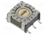 &Icirc;ntrerupător codificare HEX/BCD SMD Poz: 16 PTR HARTMANN
