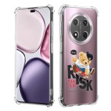 Husa antisoc pentru honor magic7 lite / x9c, airbag pro, clear, risk taker
