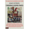 Consideratii despre Franta - Joseph de Maistre, 2010, Antet