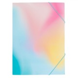Dosar Carton Degrade, Elastic, Dimensiune 24x32cm, Multicolor