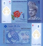 MALAEZIA 1 ringgit 2012 polymer UNC!!!