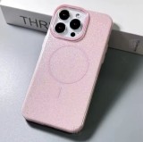 Cumpara ieftin Husa iPhone 15 6.1 Plastic Magsafe Sclipici Roz