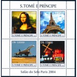SAO TOME 2004 AVIATIE ARTA ARHITECTURA EXPOZITIA DIN PARIS
