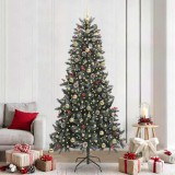 VidaXL Brad de Crăciun artificial Verde 129.5 x 129.5 x 240 cm 3395908