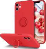 Cumpara ieftin Husa Silicon iPhone 13 Pro 6.1 Ring Rosu