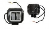 Proiector LED Auto 20W, 4 LED, DRL, 12-80V, Alb 6000K, Universal, Off Road, ATV, Jeep, Lampa Lucru, Rezistent Apa