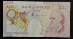 10 Lire Sterline Anglia Pounds Marea Britanie Charles Darwin - Chris Salmon 2012 foto