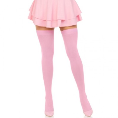 LEG AVENUE - NYLON THIGH HIGHS PINK foto