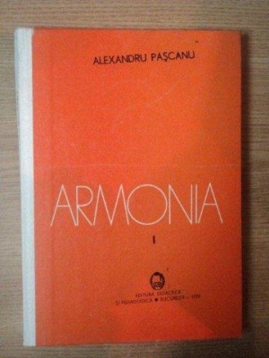 ARMONIA I de ALEXANDRU PASCANU , Bucuresti 1976 foto