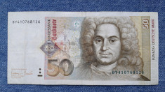 50 Mark 1996 Germania RFG, marci germane / seria DY4107681Z6 foto