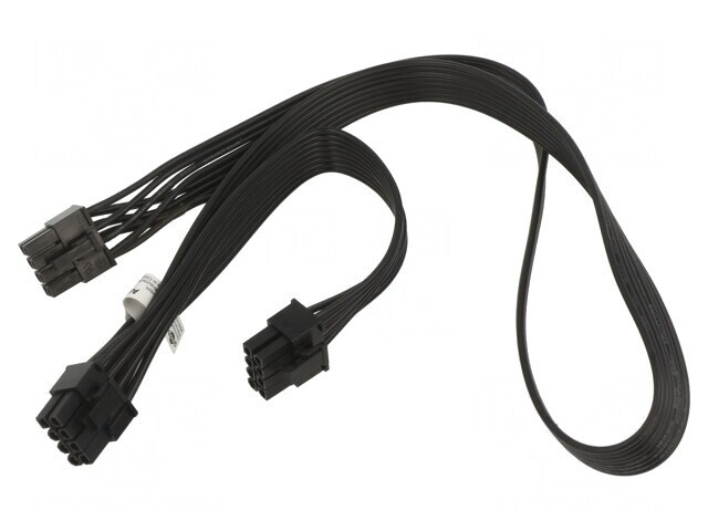 Cablu Alimentare PCIe 8pin Mamă la PCIe 8pin Mamă x2 0,23m