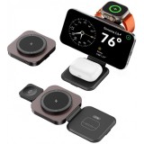 Incarcator Retea Wireless XO Design CX035 3in1, 15W, 1.67A, Negru