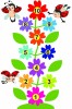 Joc de podea Sotron, Floricele, Buburuze