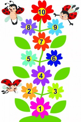 Joc de podea Sotron, Floricele, Buburuze foto