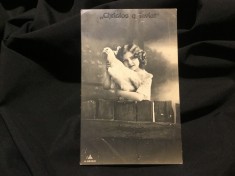 carte postala circulata - Christos a inviat anii 20 !