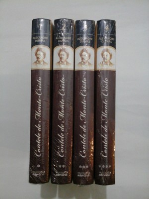 CONTELE DE MONTE CRISTO - ALEXANDRE DUMAS - 4 volume - Adevarul - ( noi-sigilate) foto