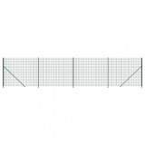 Cumpara ieftin Gard plasa de sarma cu bordura, verde, 2x10 m