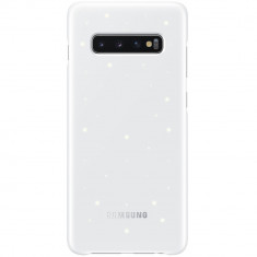 Husa Capac Spate LED Alb SAMSUNG Galaxy S10 Plus foto