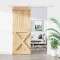 vidaXL Ușă glisantă cu set de feronerie 80x210 cm, lemn masiv de pin 3203267