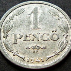 Moneda istorica 1 PENGO - UNGARIA FASCISTA, anul 1941 *cod 2002 B