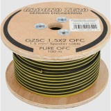 GZSC 1.5X2 OFC Rola cablu 100m Ground Zero pentru difuzoare, 2A 1.5mm &sup2;
